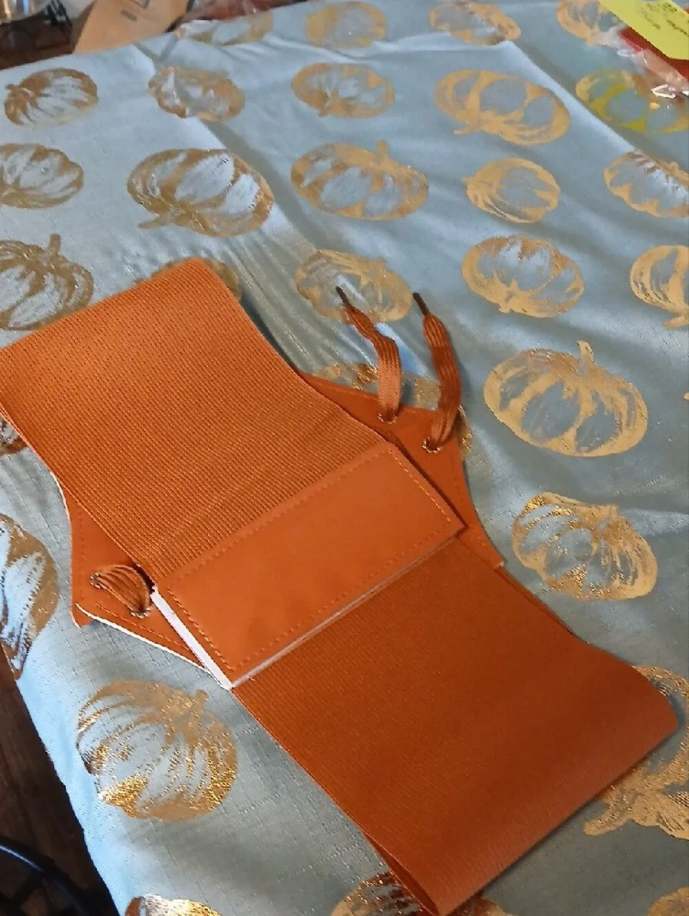 Burnt Orange/Brown Waist Corset Look Unbranded Never Worn.